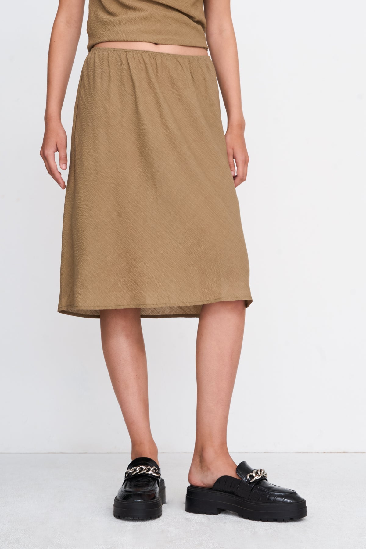 Rock aus Viskose-Mix