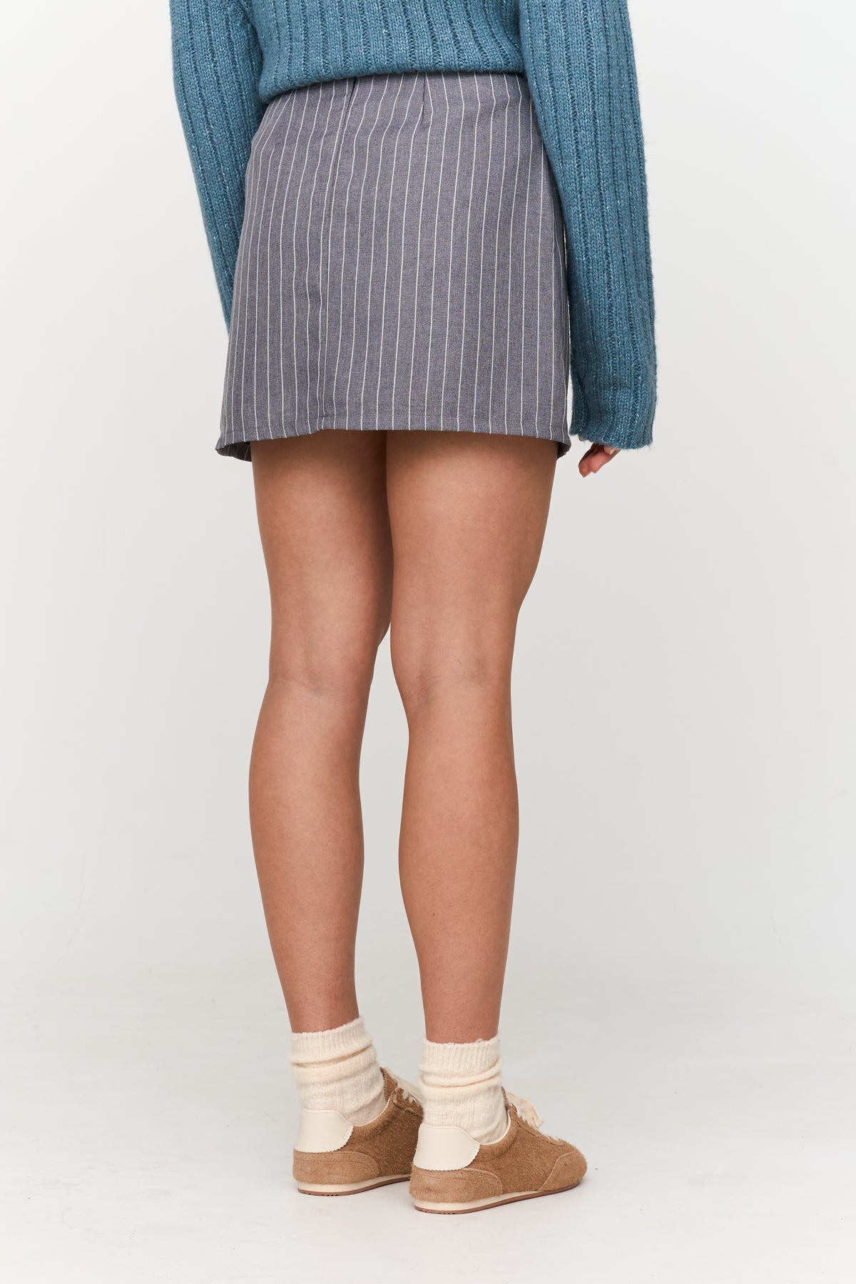 Rock mit Nadelstreifen