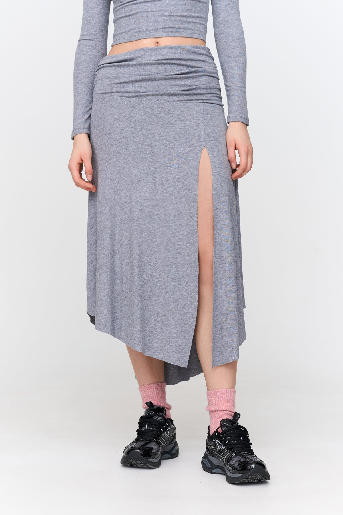 Rock aus Viskose-Mix