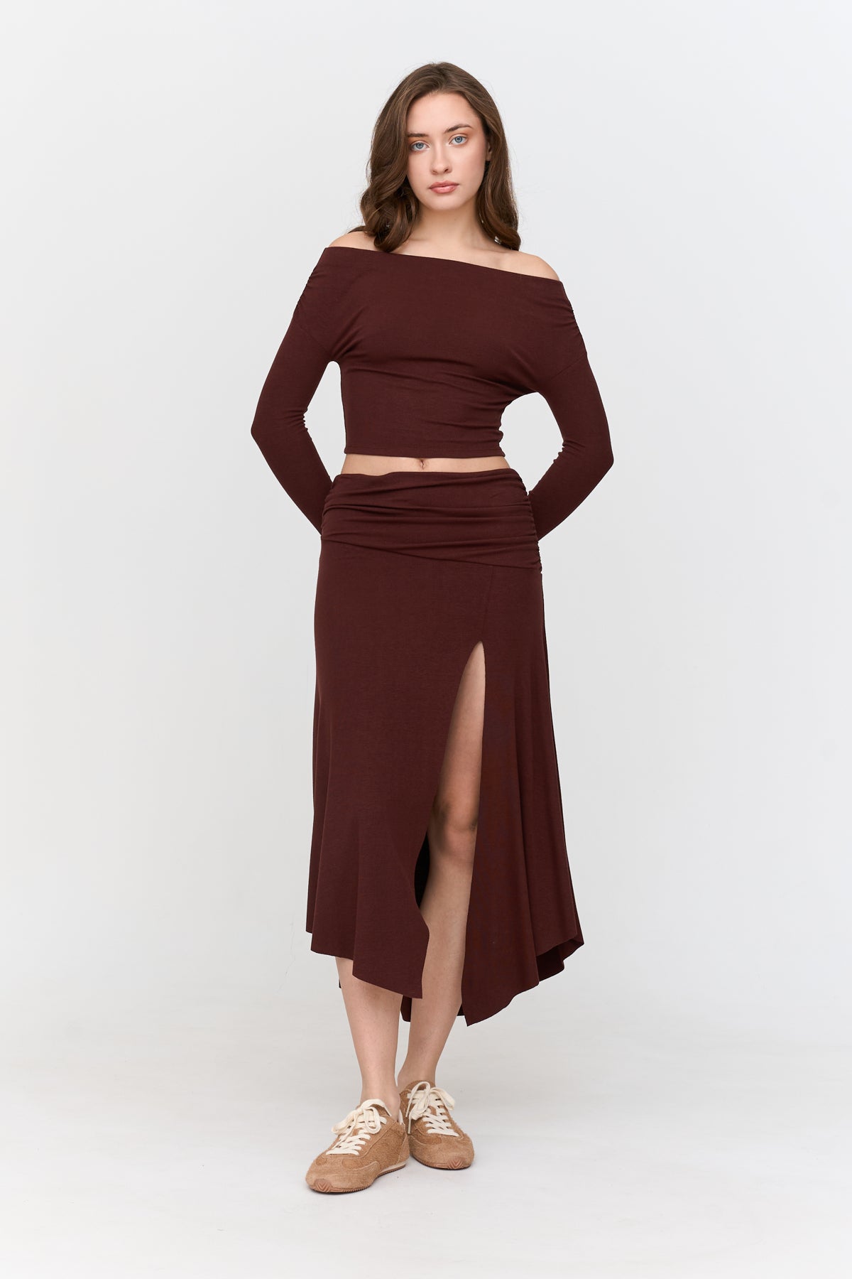 Rock aus Viskose-Mix