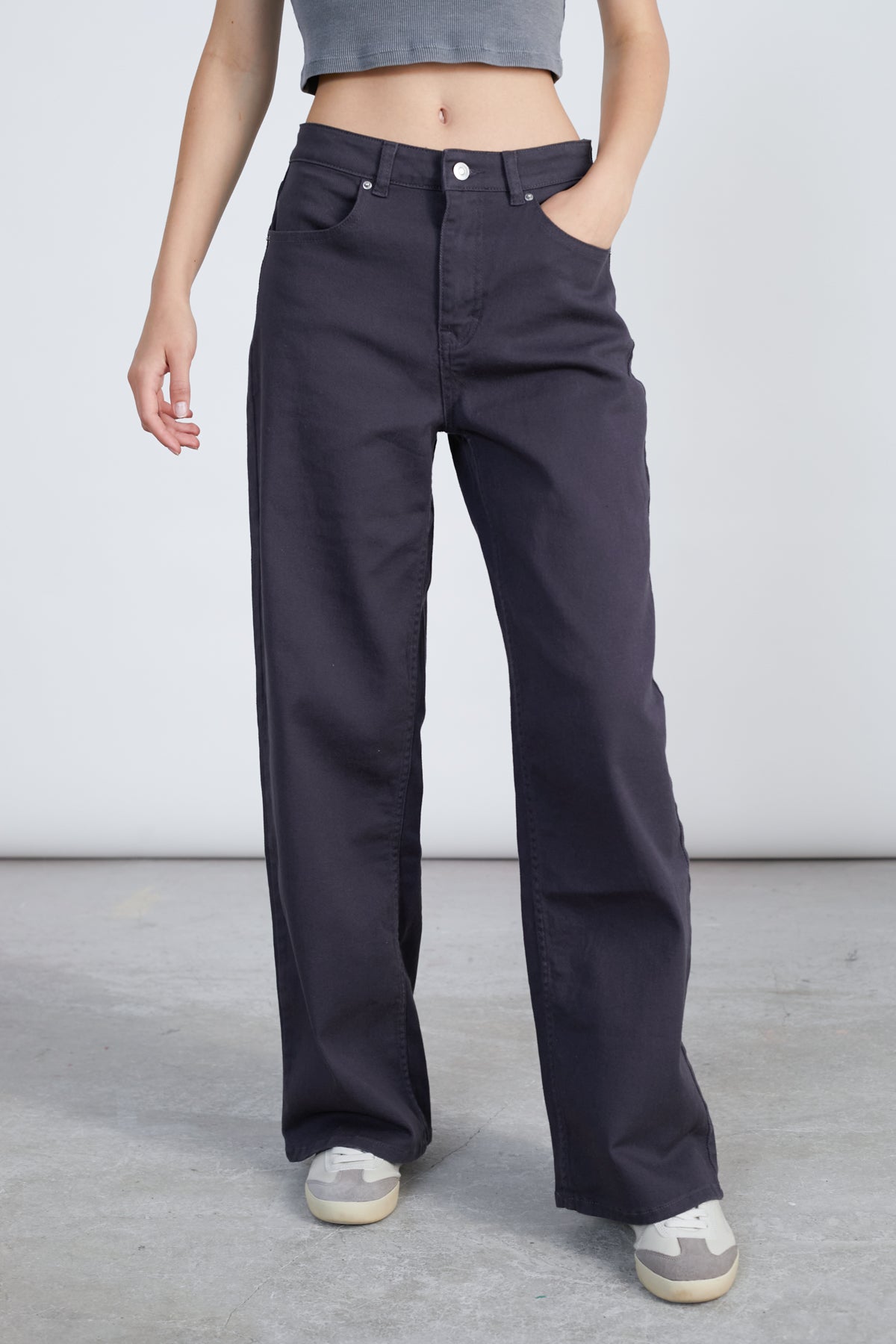 Jeanshose in Grau