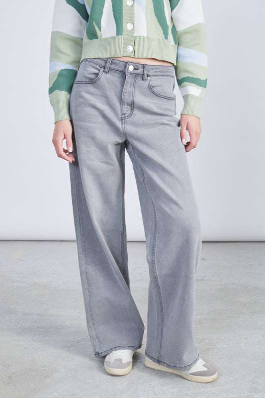 Jeanshose in Grau