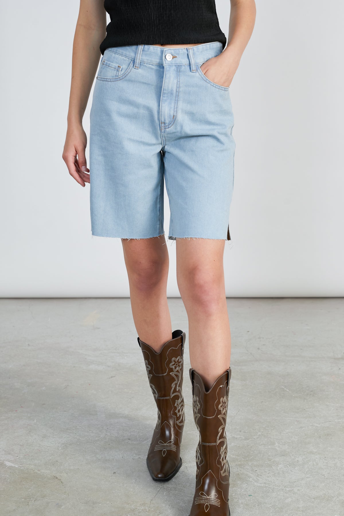 Shorts in Blau