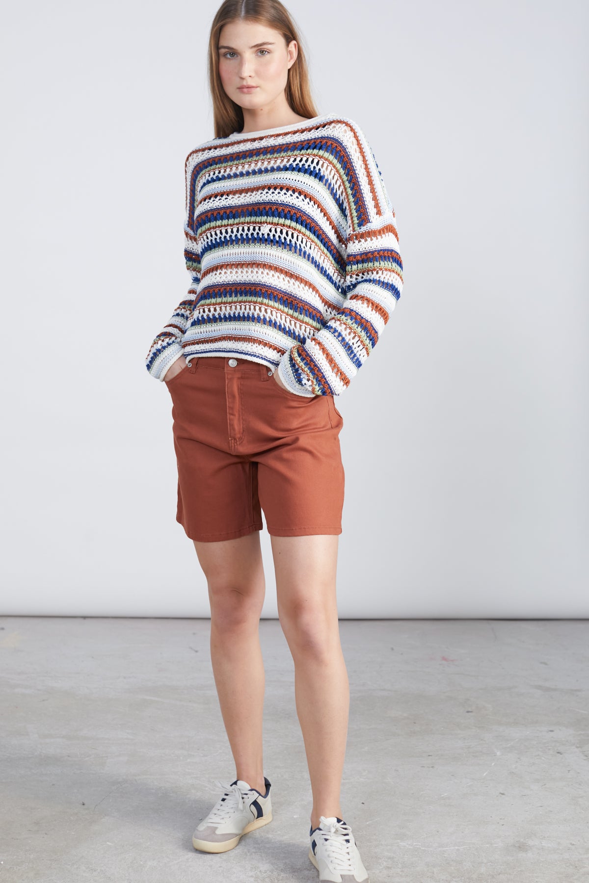 Shorts aus Baumwolle
