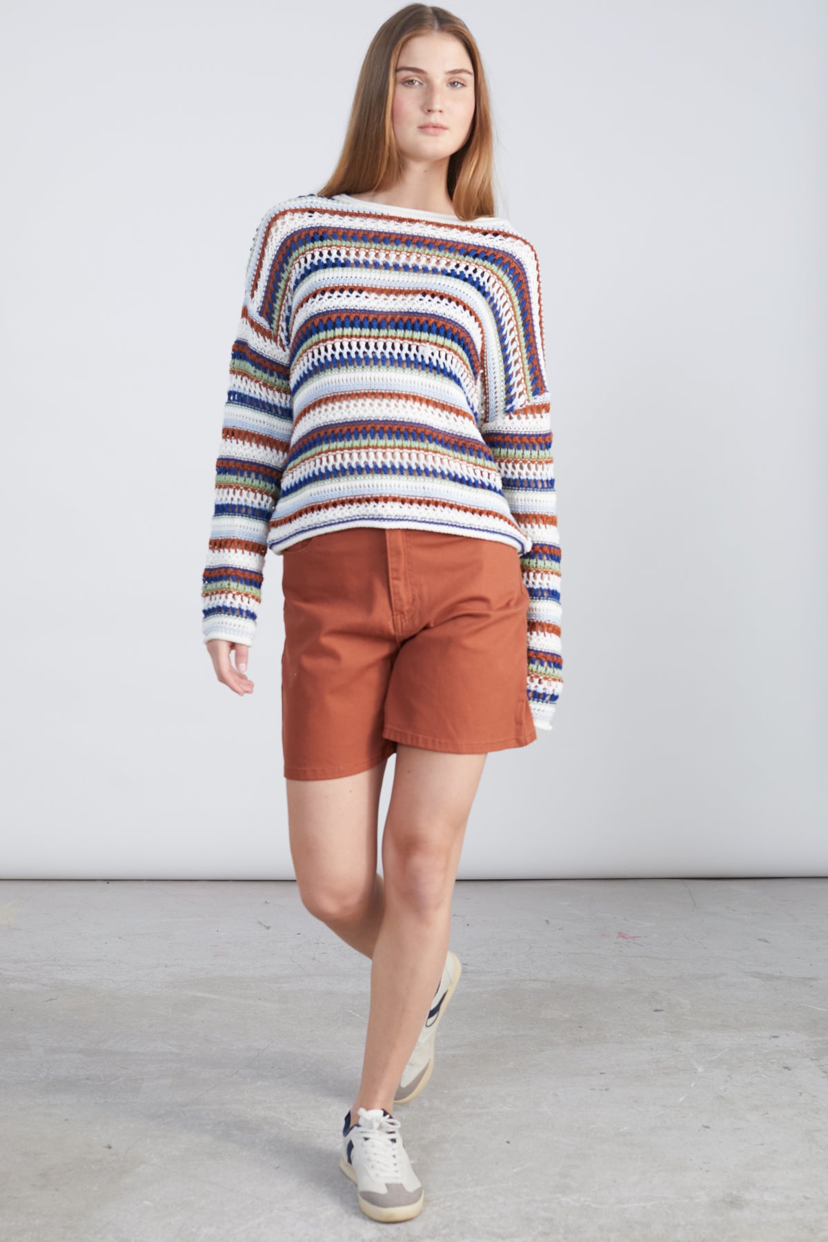 Shorts aus Baumwolle