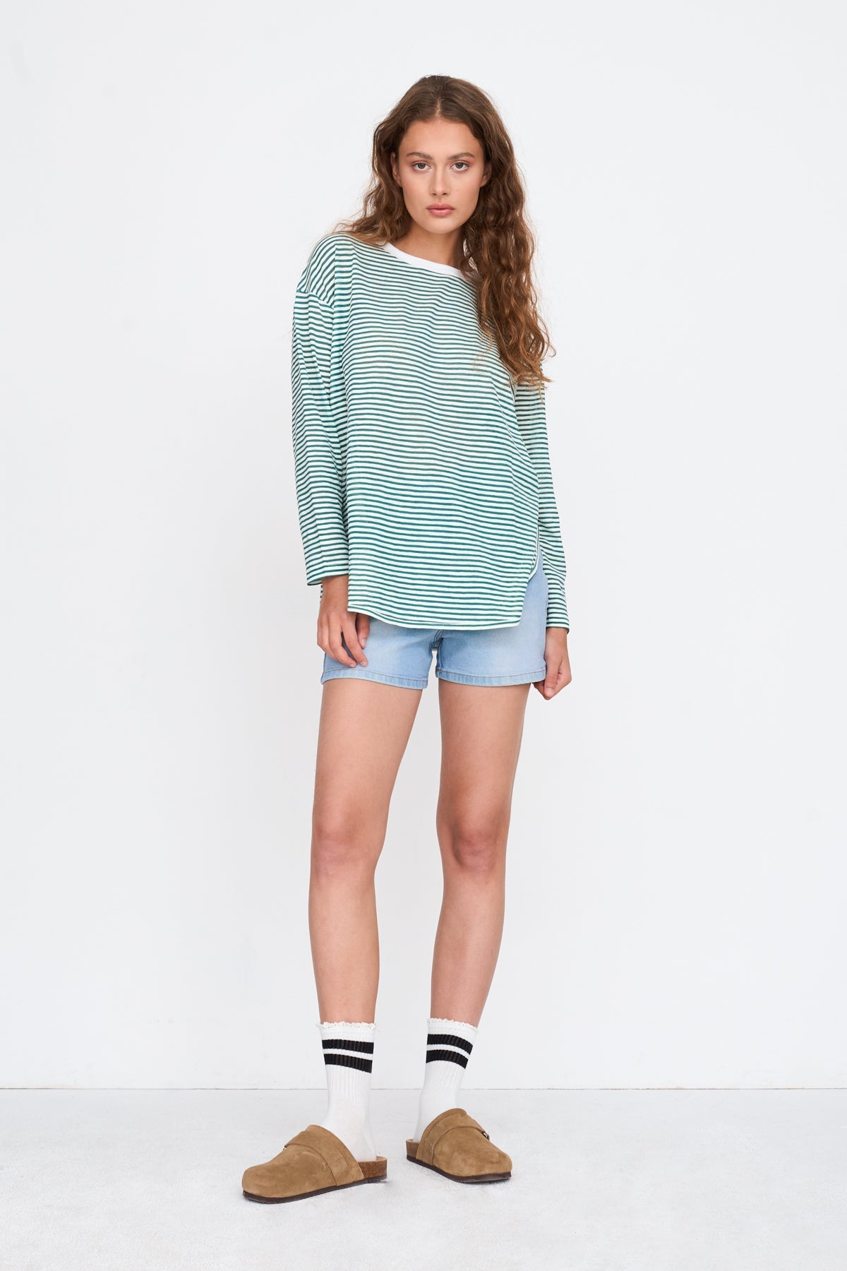 Shorts in Blau