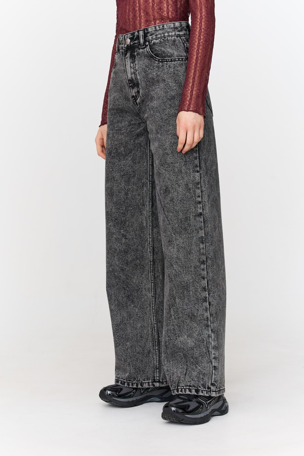 Jeanshose in Schwarz