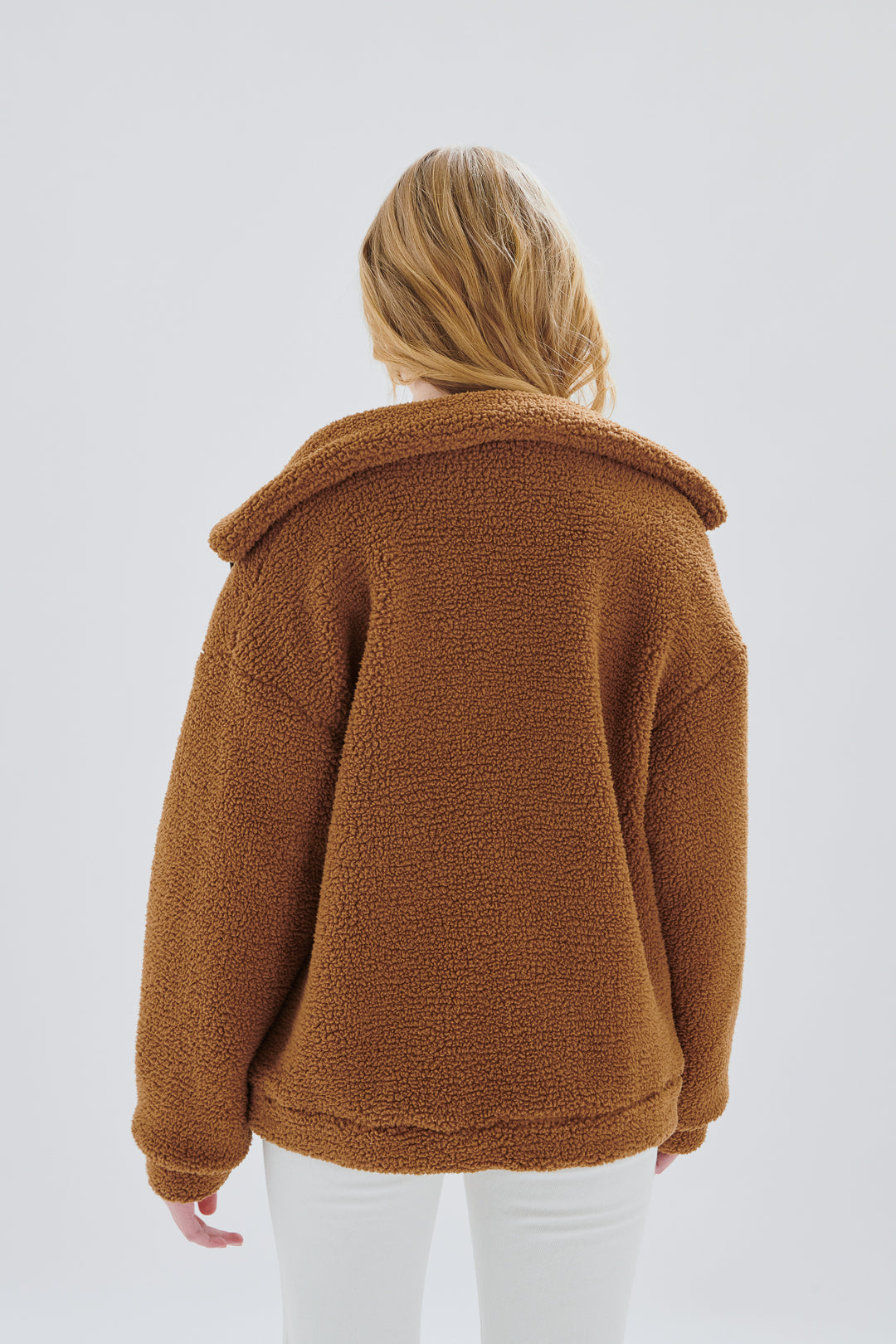 Jacke in Teddyoptik
