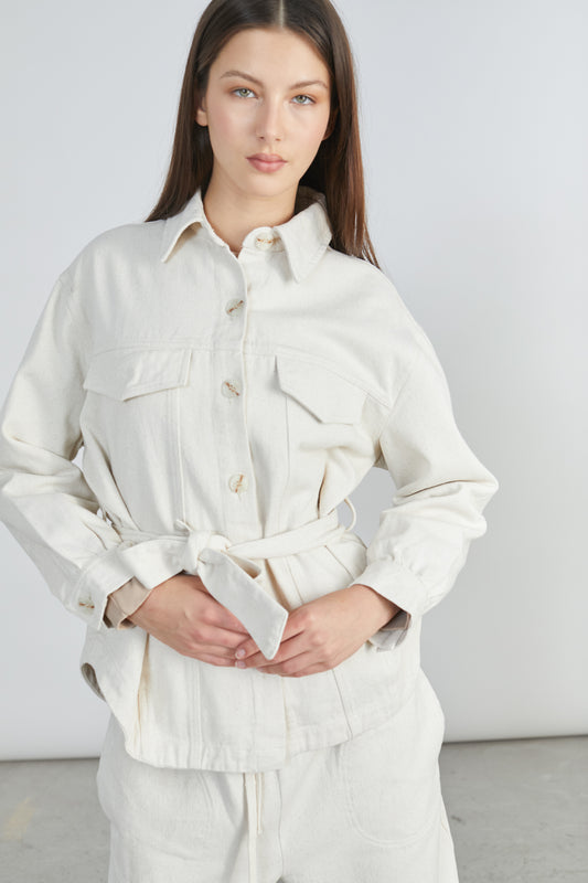 Jacke aus Baumwolle