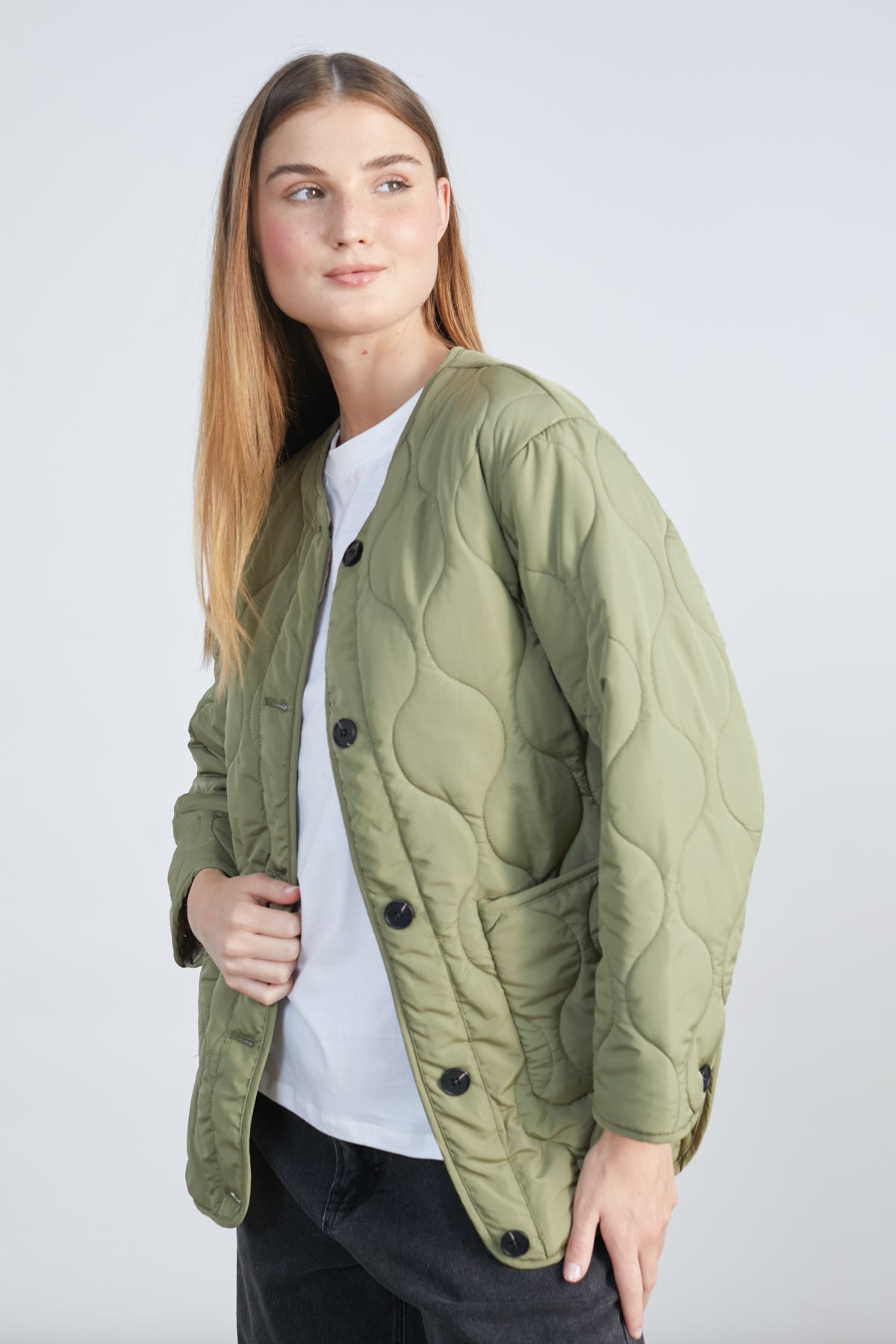 Jacke in Grün