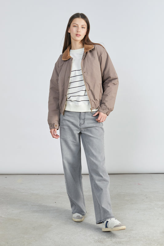 Jacke in Braun