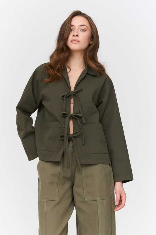 Jacke aus Baumwolle