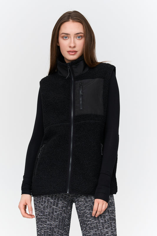 Weste aus Teddyfleece