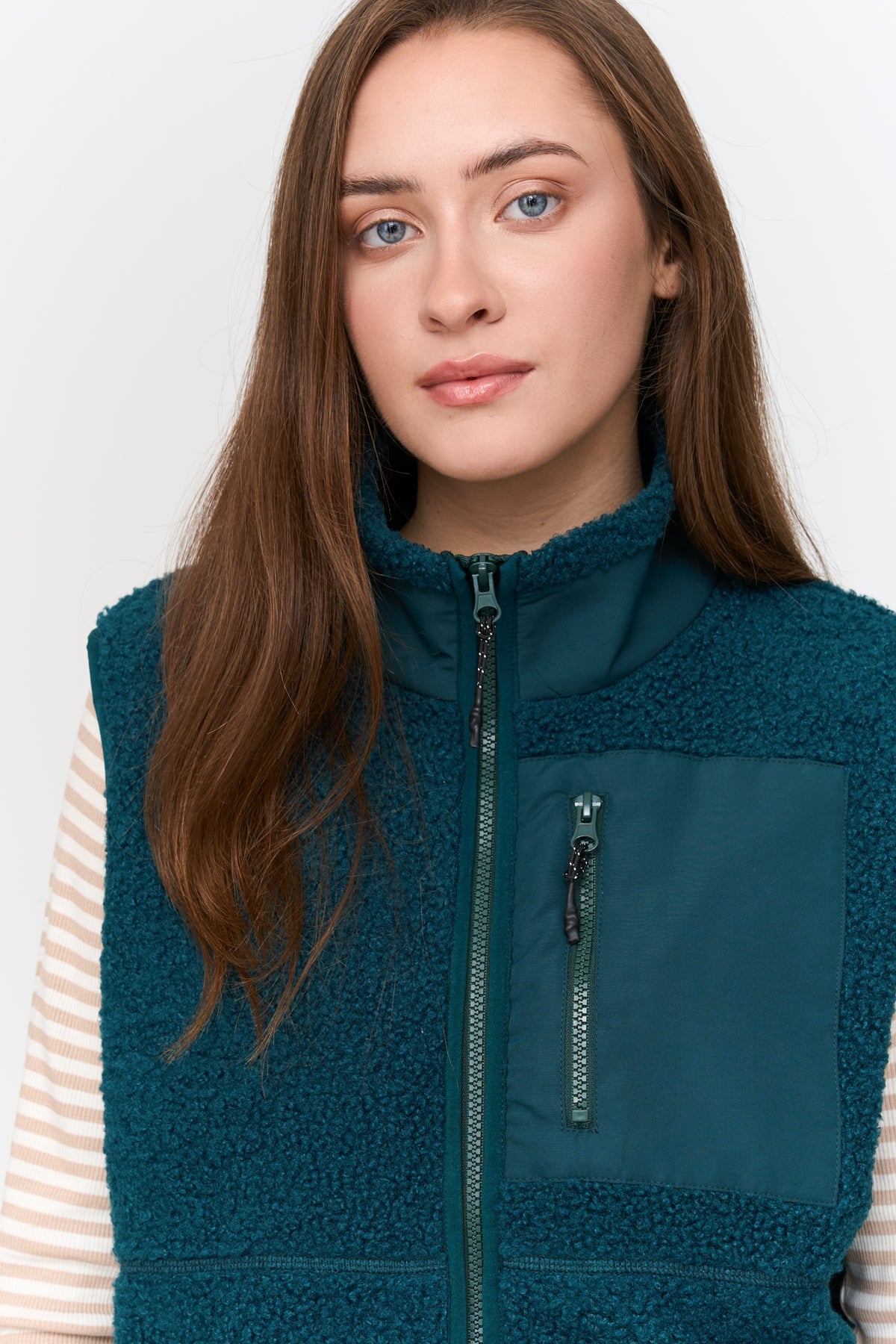 Weste aus Teddyfleece