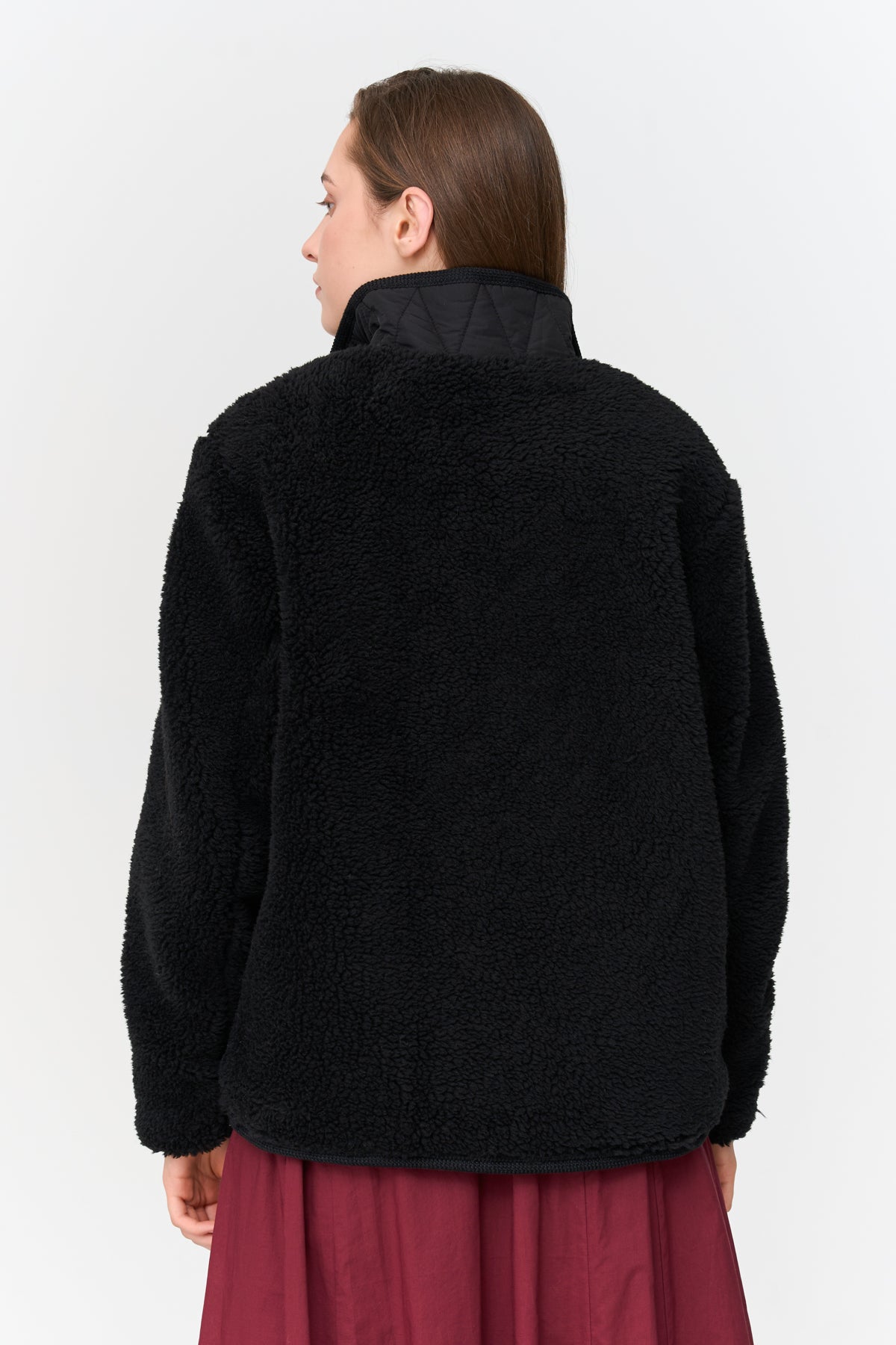 Jacke aus Teddyfell