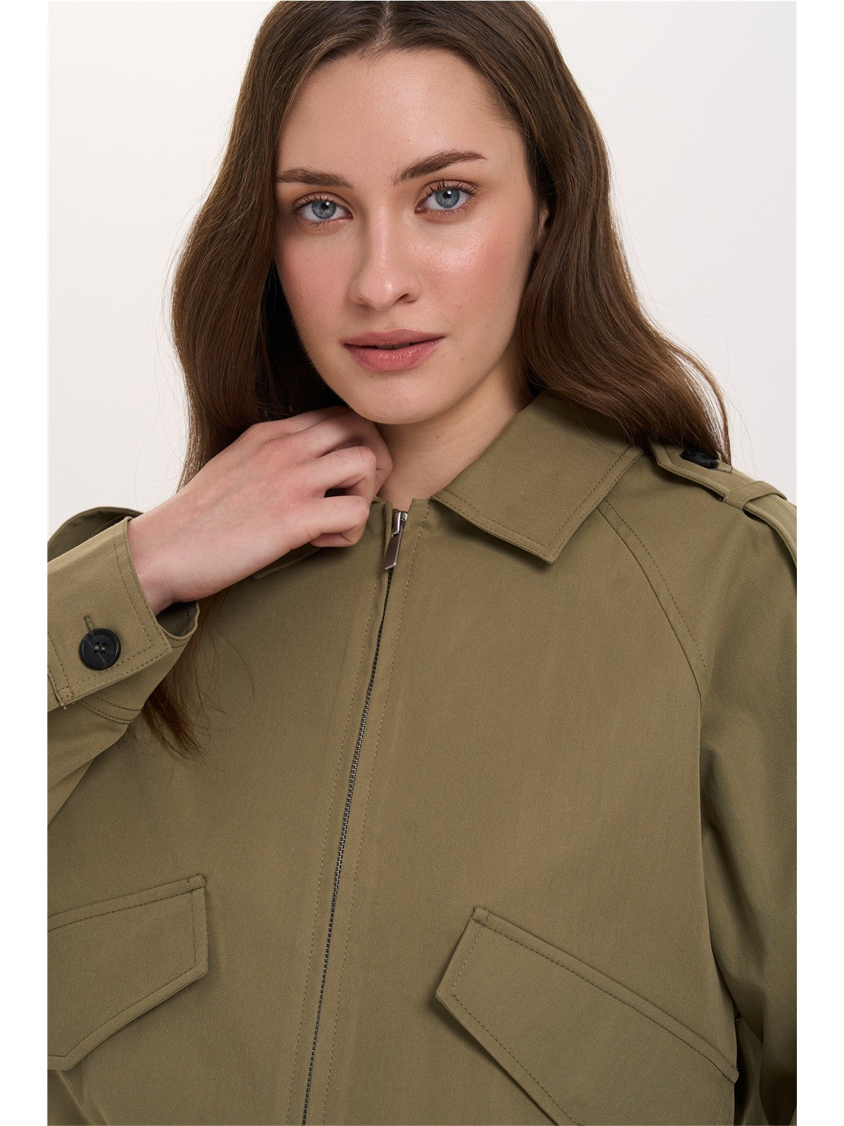 Jacke in Grün