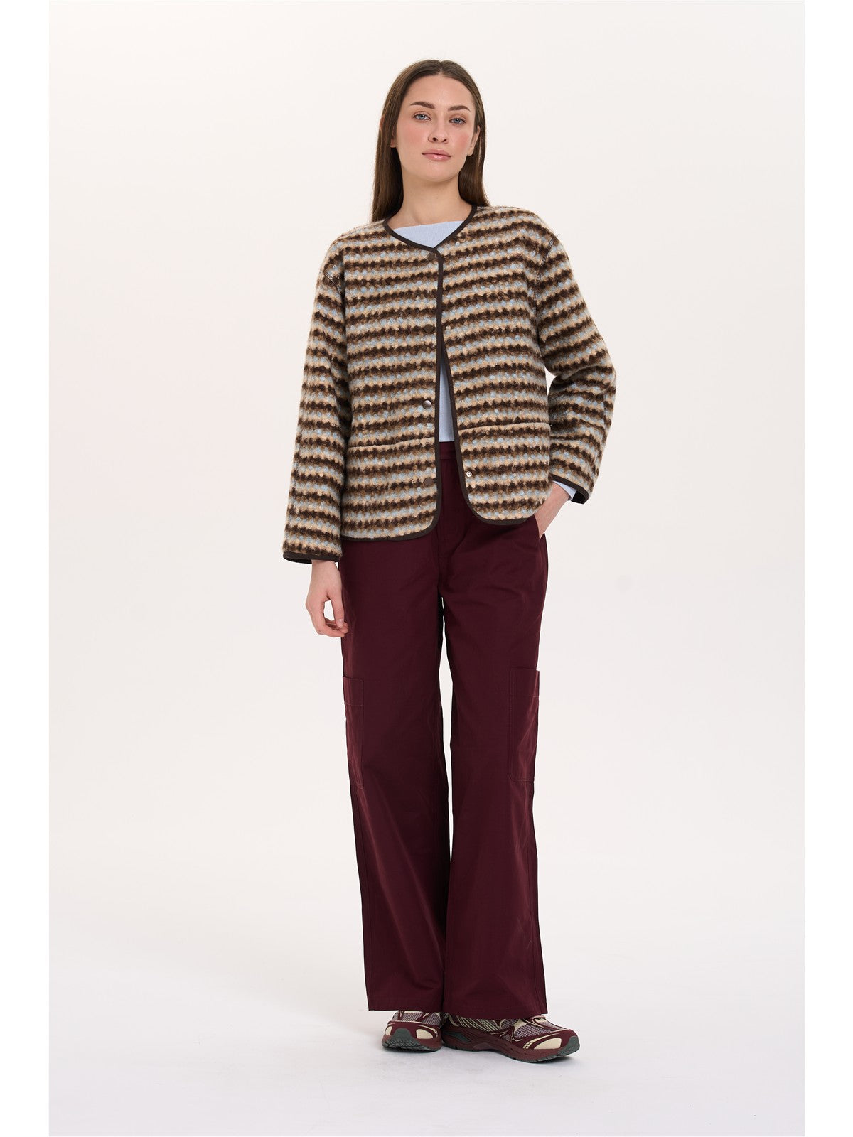 Jacke gestreift
