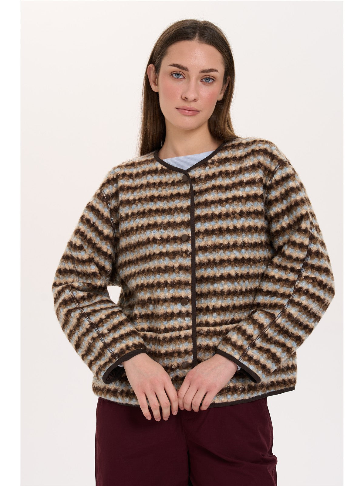 Jacke gestreift