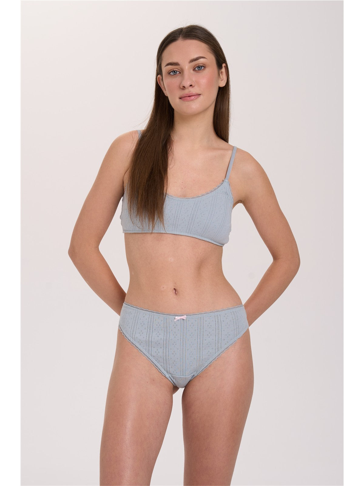 Bralette mit Lochmuster