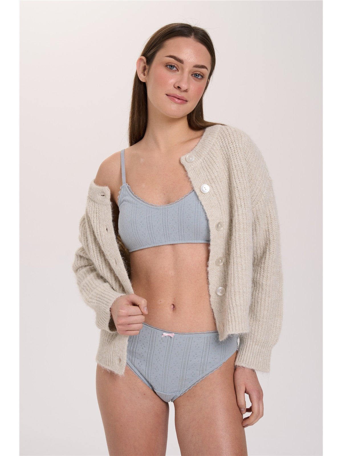 Bralette mit Lochmuster