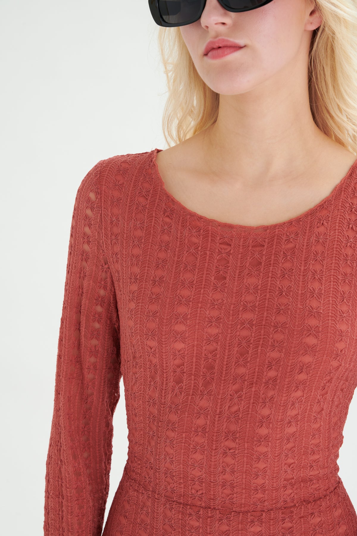 Kleid in Rost