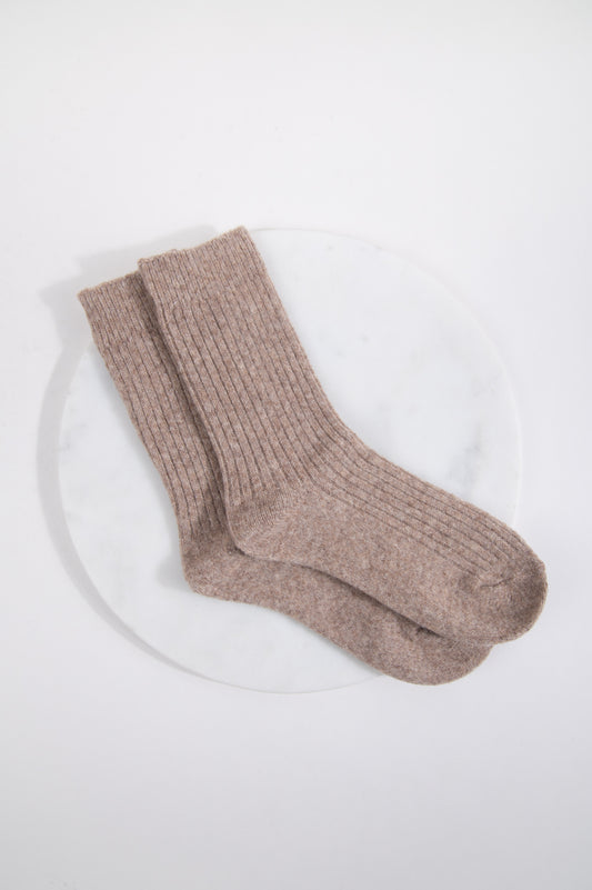 Socken in Braun
