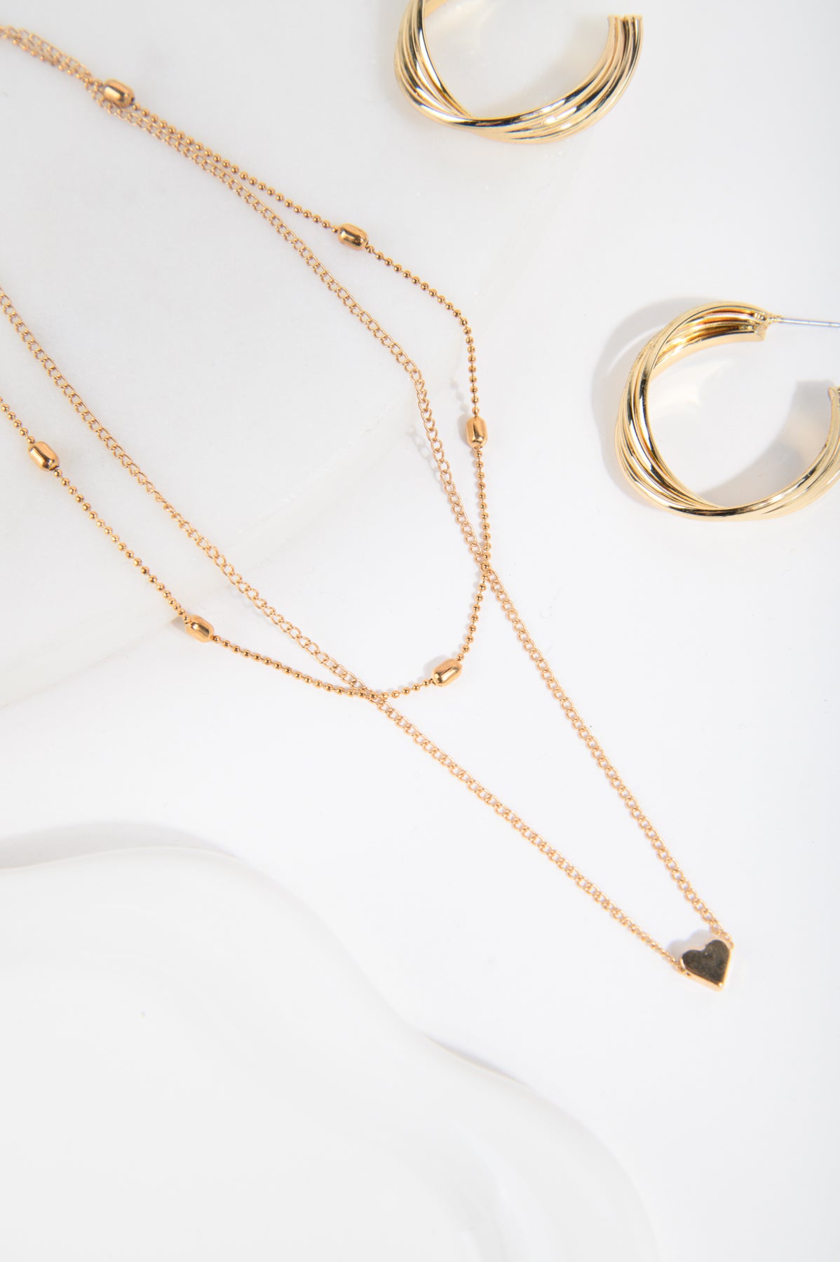 Kette Set in Blumenform