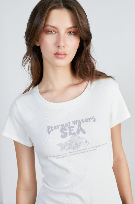 T-Shirt mit Print