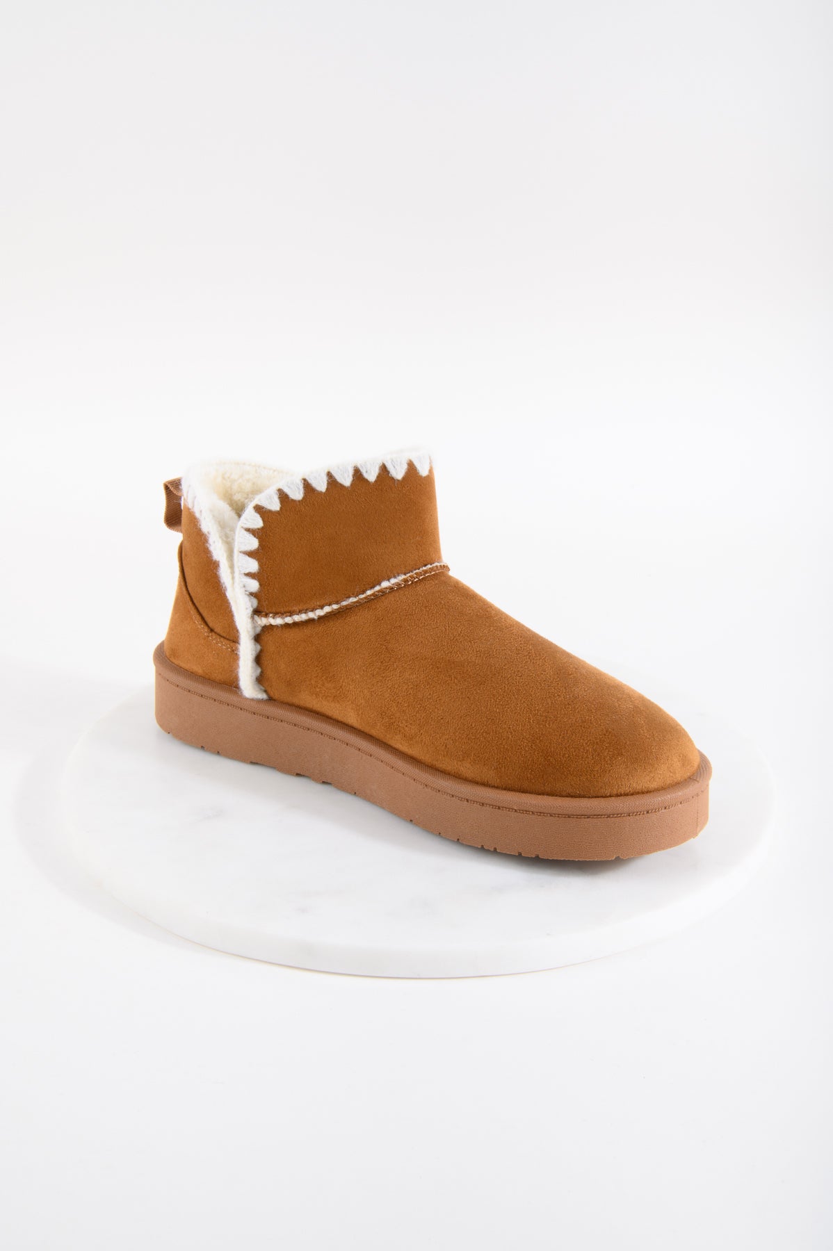 Stiefel Aus Kunst-Leder