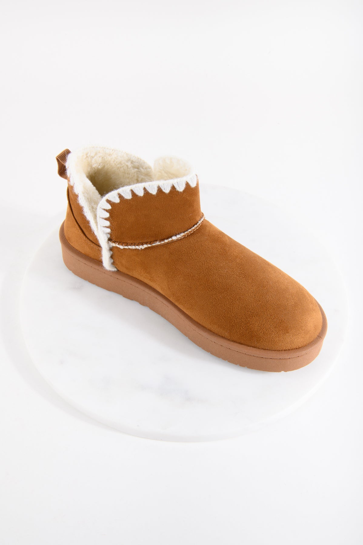 Stiefel Aus Kunst-Leder