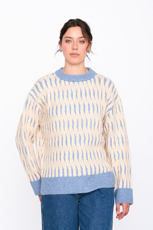 Pullover gemustert