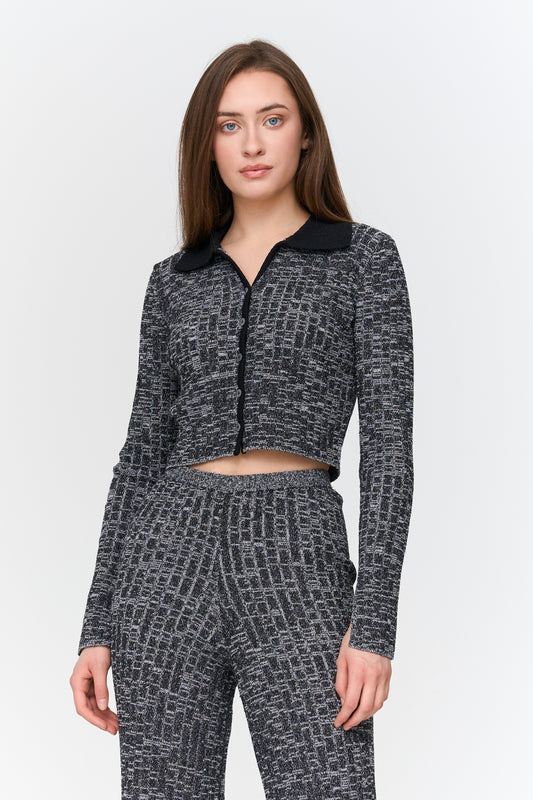 Cardigan meliert