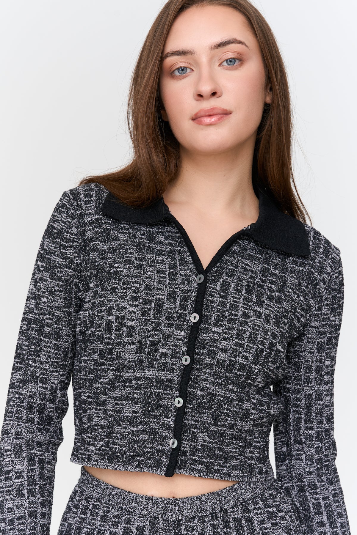 Cardigan meliert
