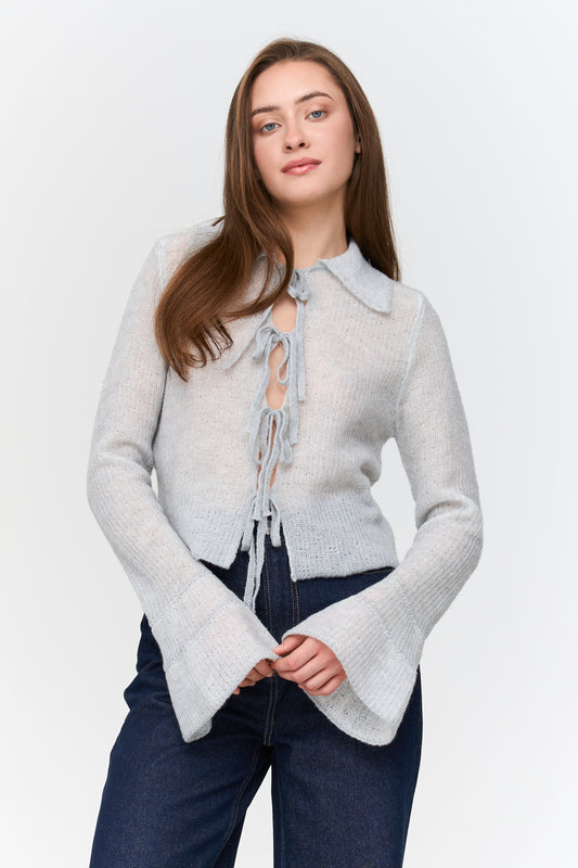 Cardigan in Blau