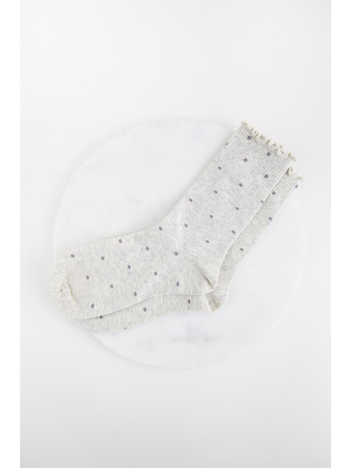 Socken gepunktet