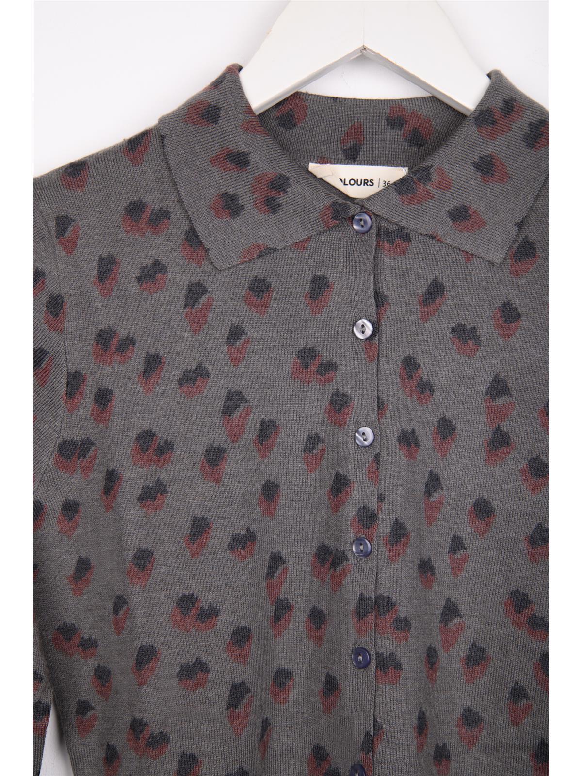 Cardigan mit Muster