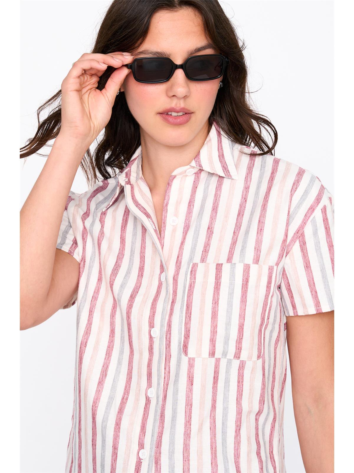 Bluse gestreift