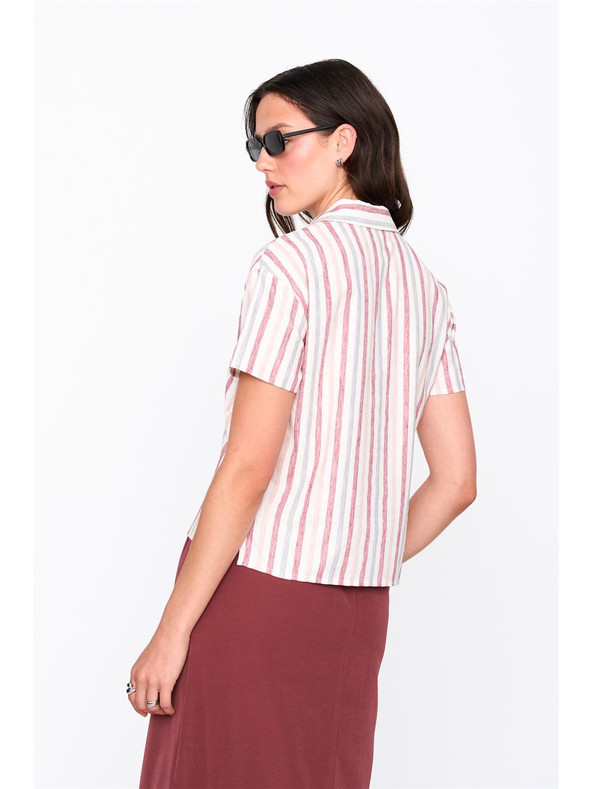 Bluse gestreift
