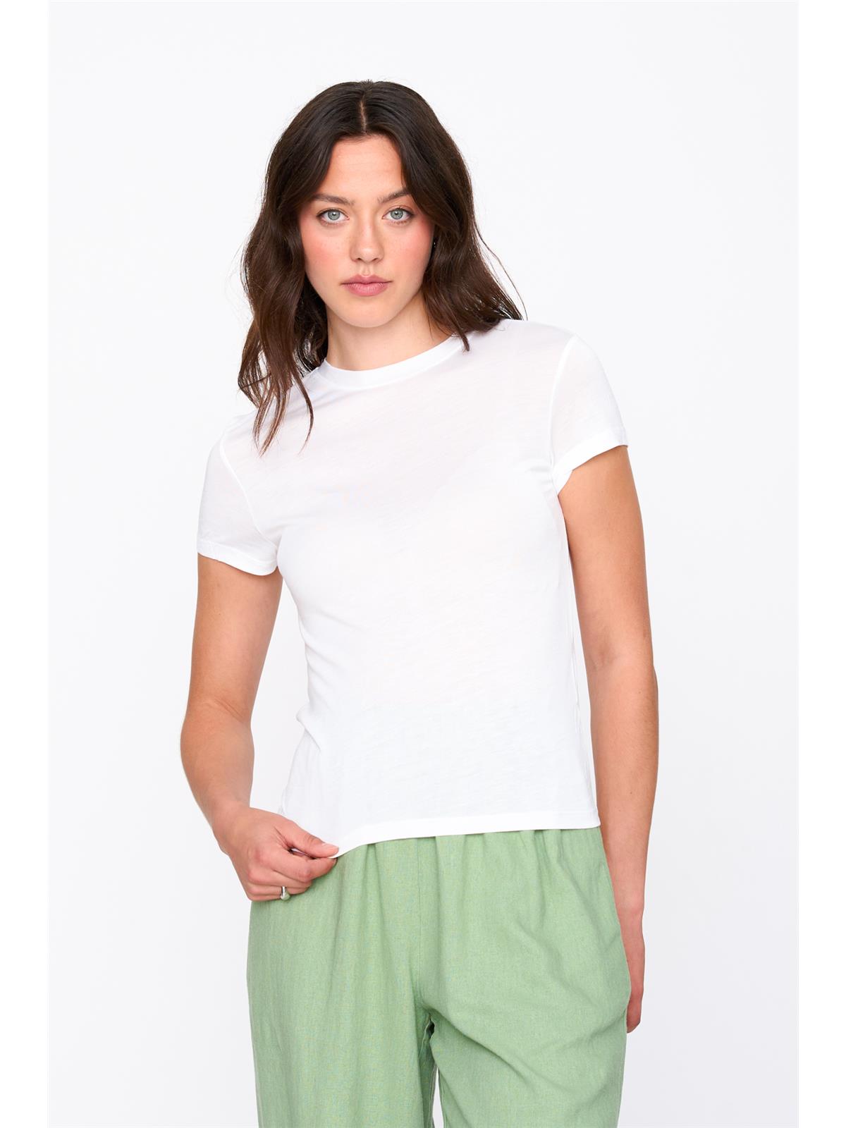 T-Shirt aus Viskose