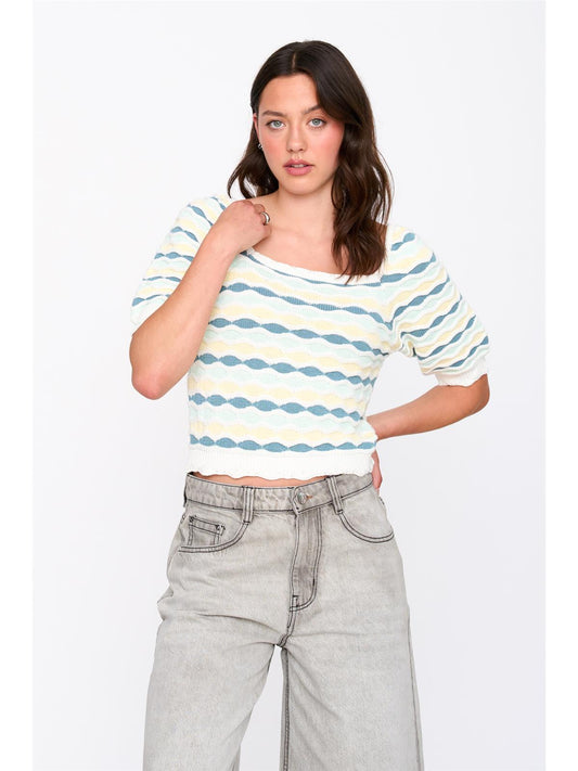 Pullover off-shoulder