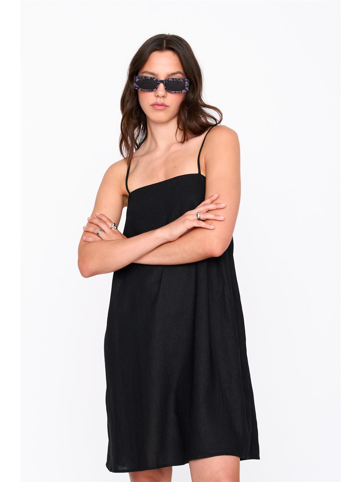 Kleid in Schwarz
