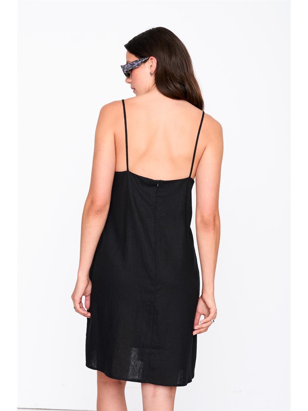 Kleid in Schwarz