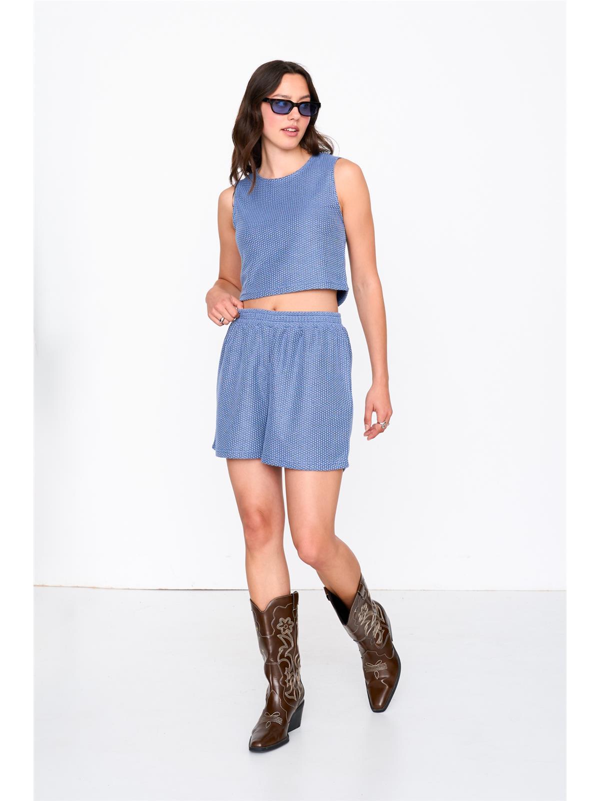 Top in Blau