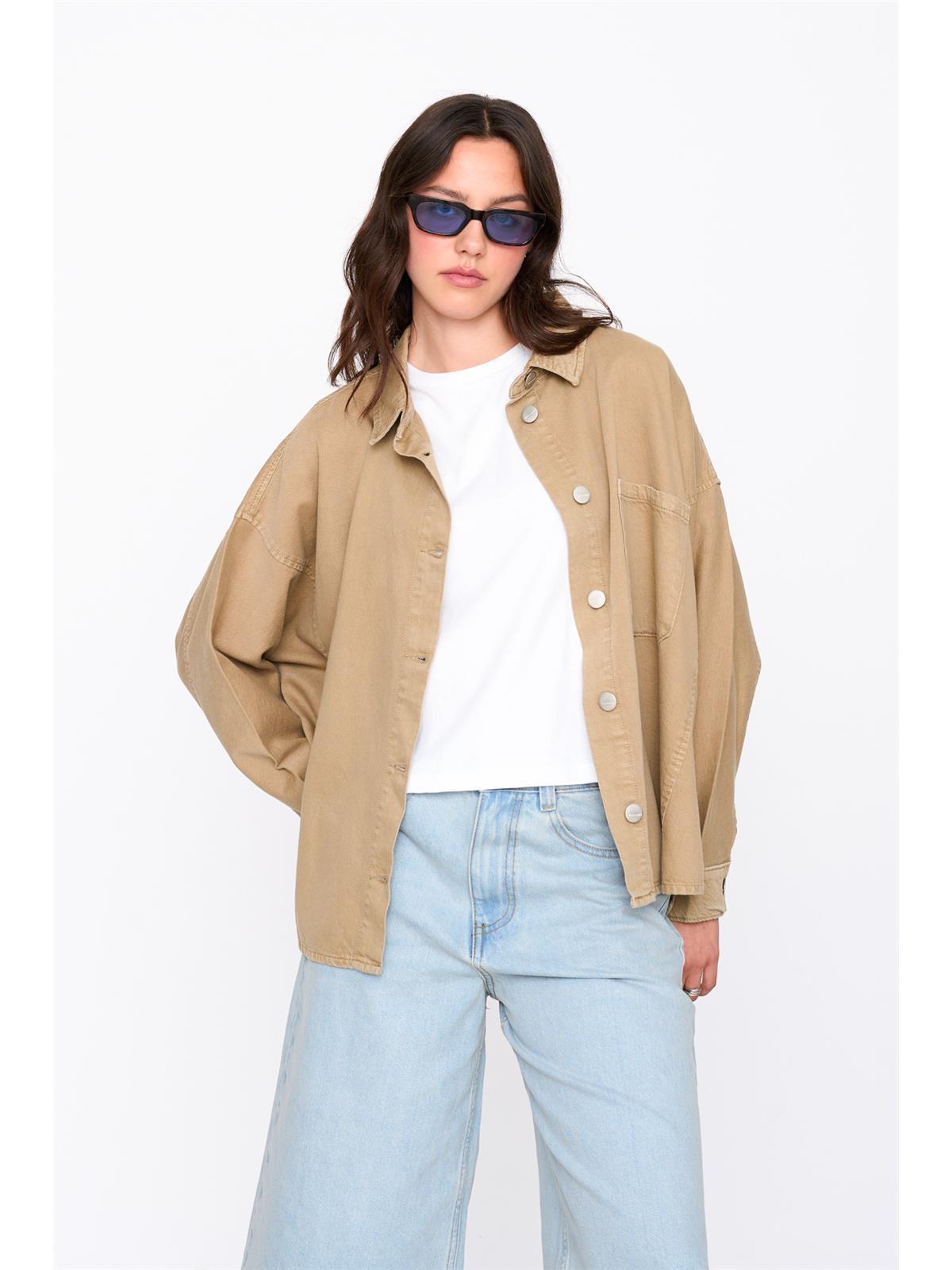 Jacke aus Baumwolle