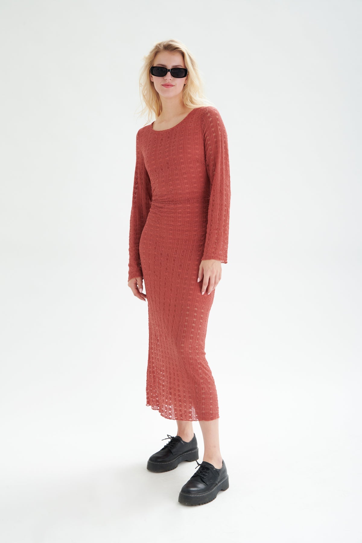Kleid in Rost