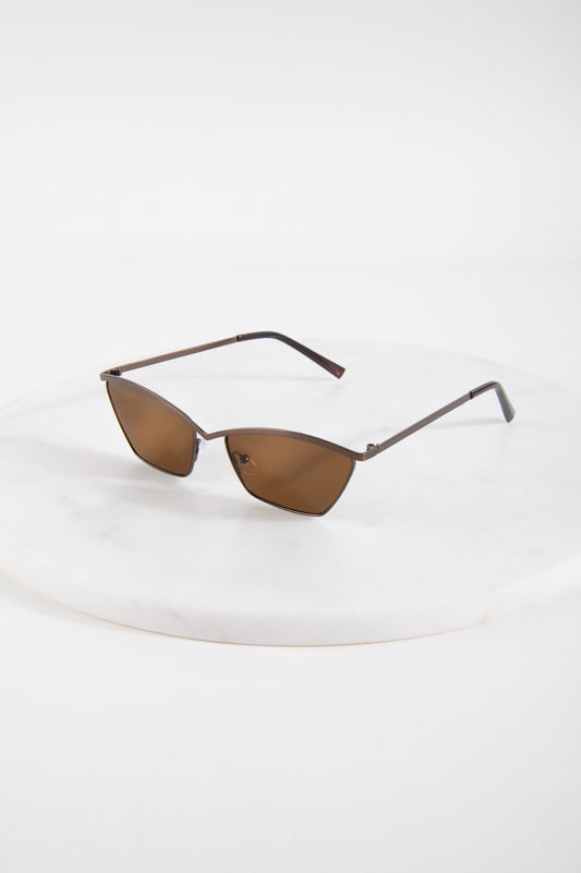 Sonnenbrille in Braun