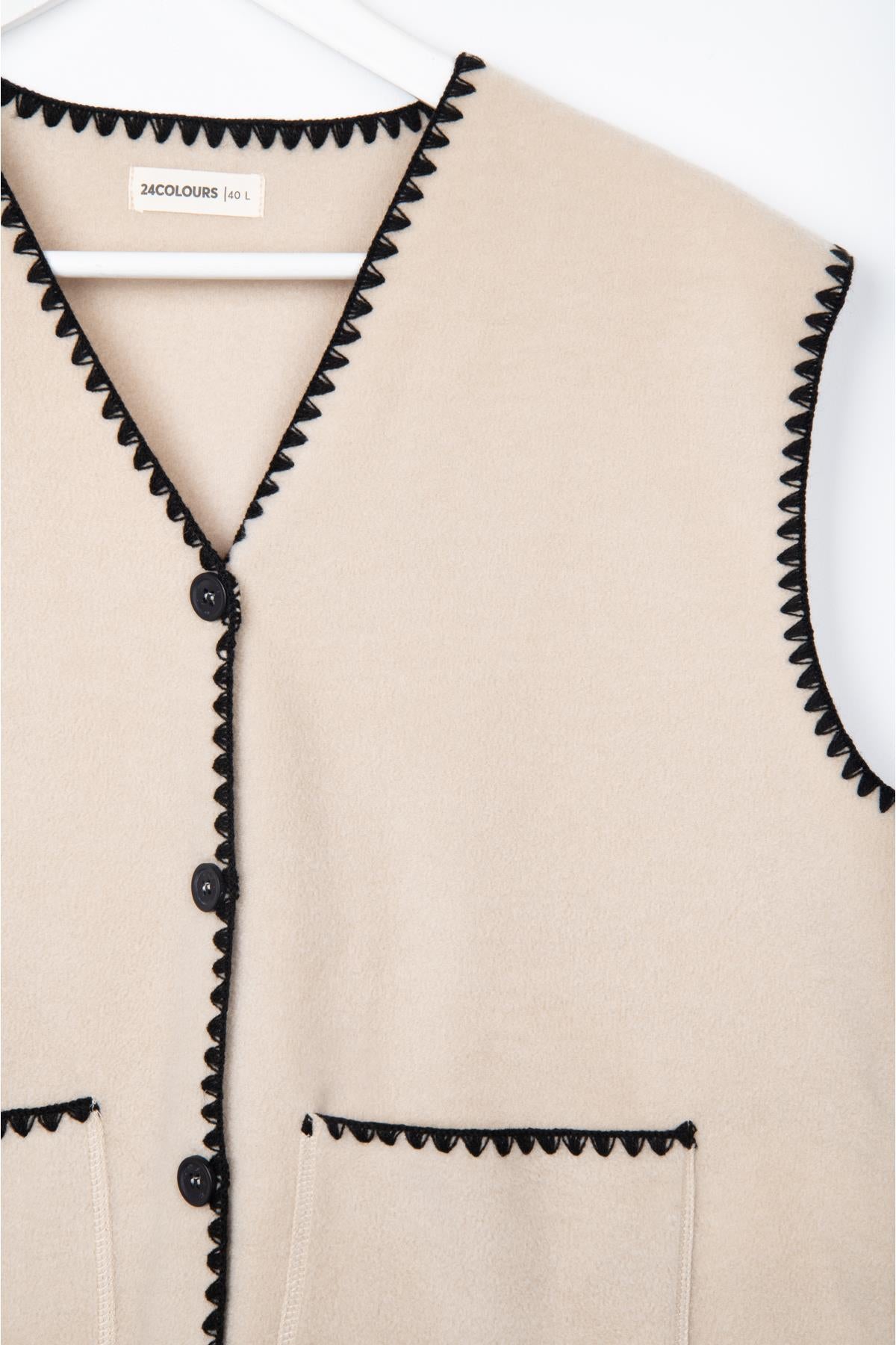 Weste in Off-White