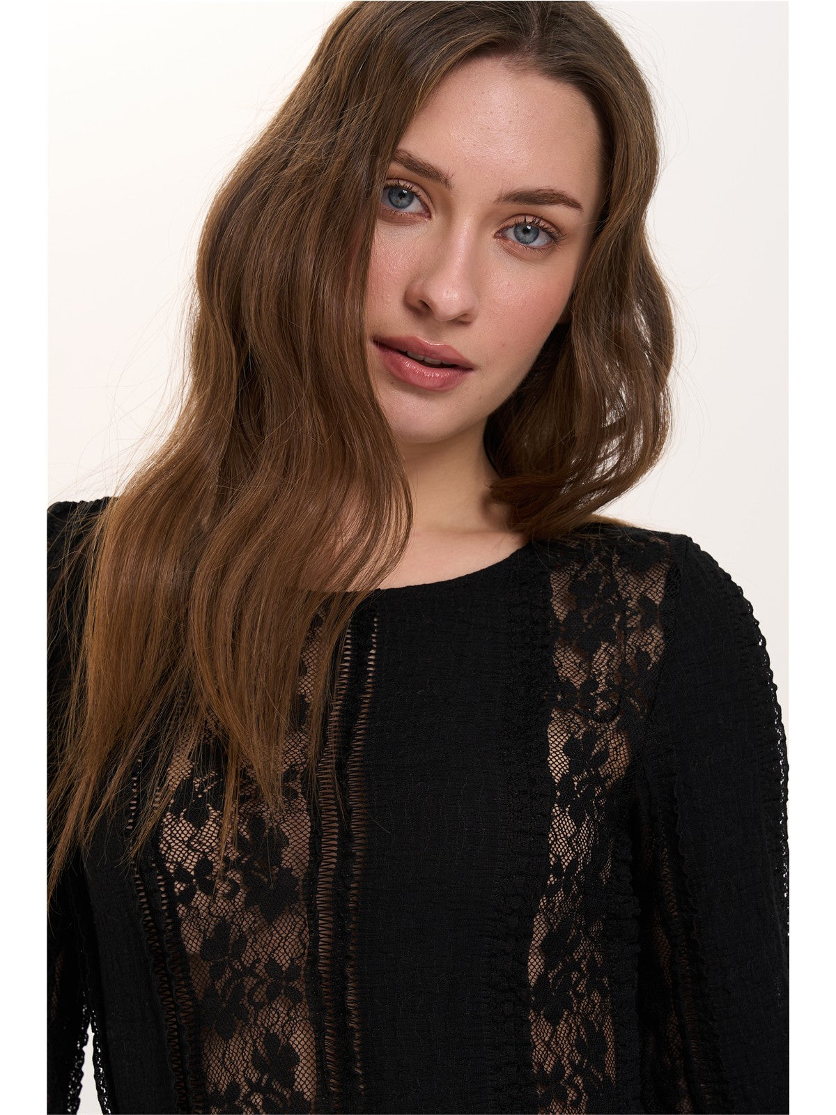 Shirt aus Spitze
