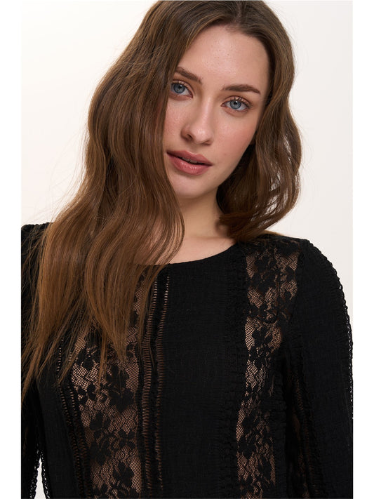 Shirt aus Spitze