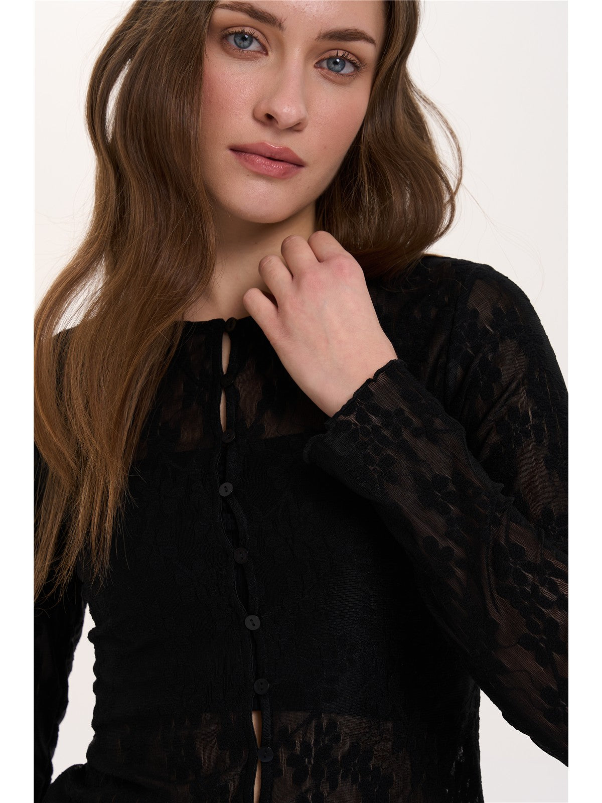 Shirt aus Spitze